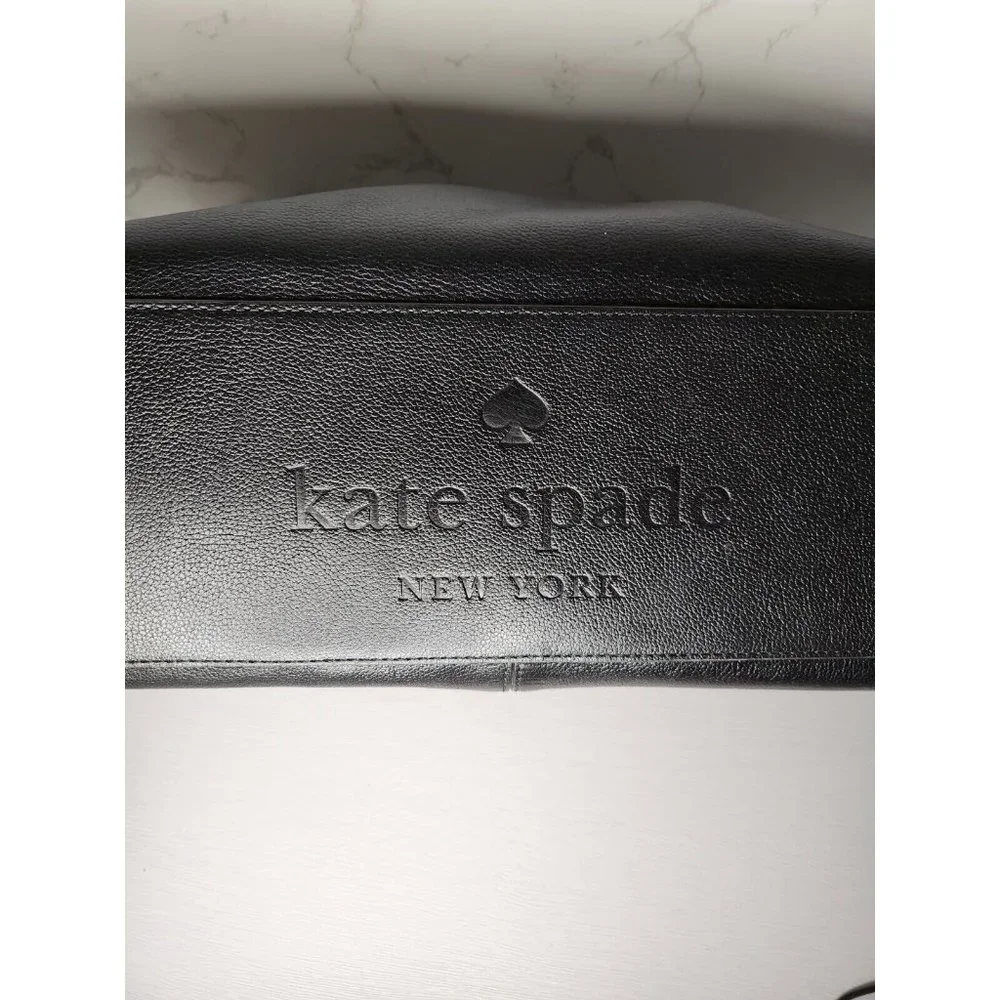 KATE SPADE New York Quinn Villabella Avenue Genuine Leather Purse Bow Tote Bag - Picture 5 of 10